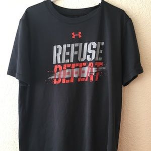 Black Under Armour tee. Size medium.